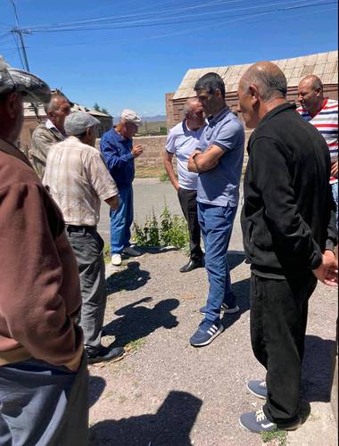 Արթիկ համայնքի ավագանու «Ապրելու երկիր» խմբակցության ղեկավարը ծանոթացել է ոռոգման ջրի հետ կապված խնդիրներին