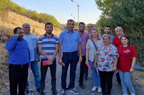 «Ապրելու երկիր» կուսակցության թիմը Ալափարսում է (Լուսանկարներ)